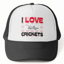 I Love Crickets hats