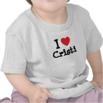I love Cristi heart T-Shirt by funnycustomtshirts I love Cristi heart T-Shirt