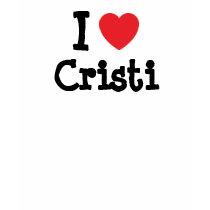 I love Cristi heart T-Shirt by funnycustomtshirts I love Cristi heart T-Shirt