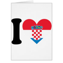 I Love Croatia cards