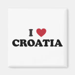 I Love Croatia Fridge Magnet