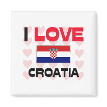 I Love Croatia magnets