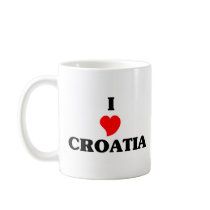 I Love Croatia mugs by repofcountries I Love Croatia mugs