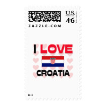 I Love Croatia postage