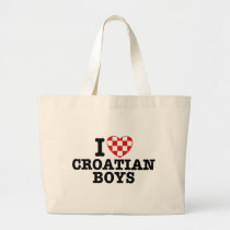 I Love Croatian Boys bags