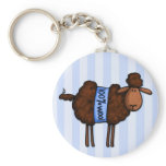 i love crochet keychain