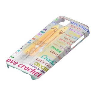 I Love Crochet Photo Text Design iPhone 5 Case