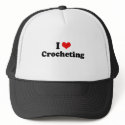 I Love Crocheting Tshirt hats