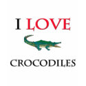 I Love Crocodiles t-shirts