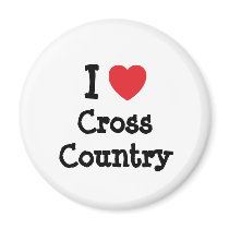 I love Cross Country heart custom personalized magnets by funnycustomtshirts I love Cross Country heart custom personalized magnets
