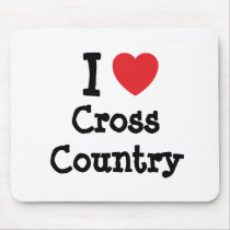 I love Cross Country heart custom personalized mousepads by funnycustomtshirts I love Cross Country heart custom personalized mousepads