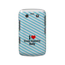 I love Cross Country Rally Blackberry Cases