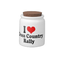 I love Cross Country Rally Candy Jar