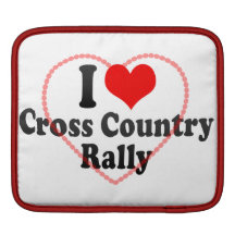 I love Cross Country Rally iPad Sleeves