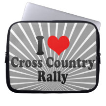I love Cross Country Rally Laptop Sleeve