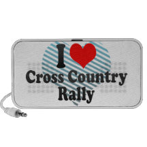 I love Cross Country Rally Notebook Speakers