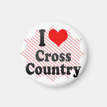 I love Cross Country Refrigerator Magnets