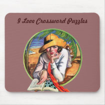 I Love Crossword Puzzles mousepads by tnmpastperfect I Love Crossword Puzzles mousepads