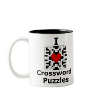 I Love Crossword Puzzles mugs
