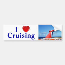 I Love Cruising C Bumper Sticker