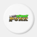 I Love Crust PUNK music magnets