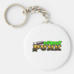 I Love Crust PUNK music keychains
