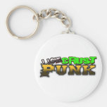 I Love Crust PUNK music keychains