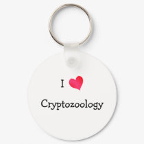 I Love Cryptozoology keychains