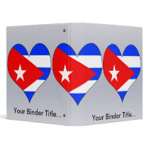 I Love Cuba Binder