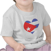 I Love Cuba Heart T-shirt