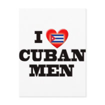 I Love Cuban Men Post Card