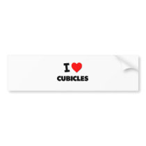 I love Cubicles Bumper Sticker