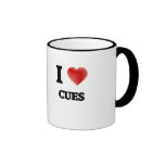 I love Cues Ringer Mug