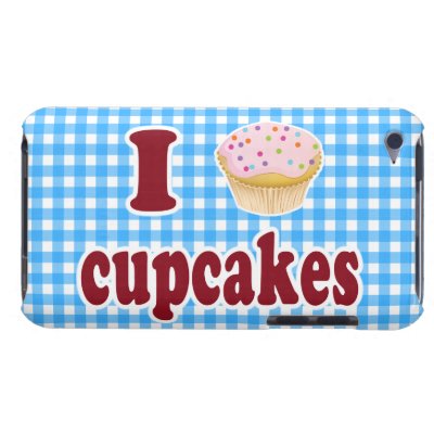 I Love Cupcakes iPod Touch Cases