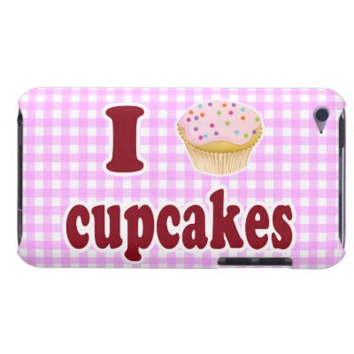 I Love Cupcakes iPod Touch Case