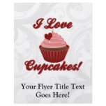 I Love Cupcakes Full Color Flyer
