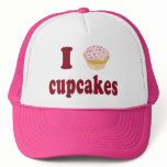I Love Cupcakes Trucker Hat