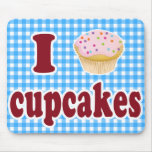 I Love Cupcakes Mousepad