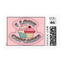 I Love Cupcakes Stamps