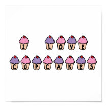 I Love Cupcakes posters