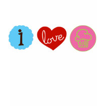 I love cupcakes t-shirts by Leeziebee I love cupcakes t-shirts