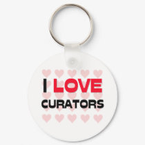 I LOVE CURATORS keychains by professions I LOVE CURATORS keychains