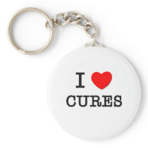 I Love Cures Keychain