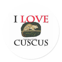 I Love Cuscus stickers