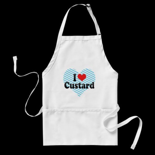 I Love Custard Apron
