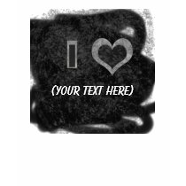 I love... (customize) t-shirts