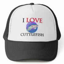 I Love Cuttlefish hats