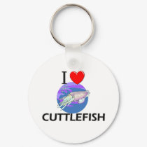 I Love Cuttlefish keychains by foodshirts I Love Cuttlefish keychains