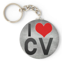 I Love CV Key Chains