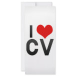 I Love CV rack cards